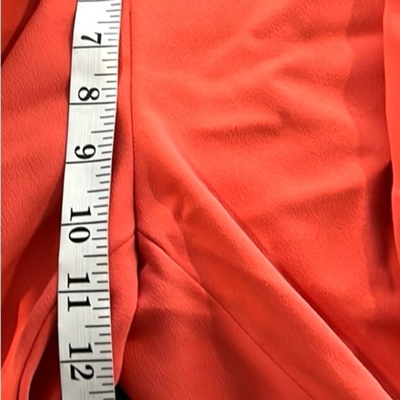 ELISABETTA FRANCHI,High-Waisted trousers in Tangerine, EUC Cropped,Size 40/4 - Picture 10 of 11